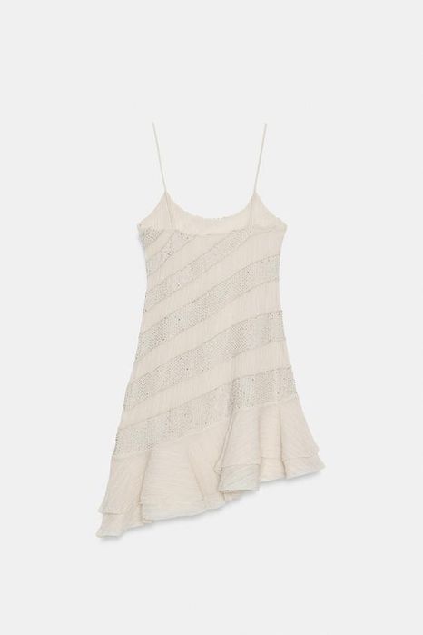 Рокля с мъниста zara