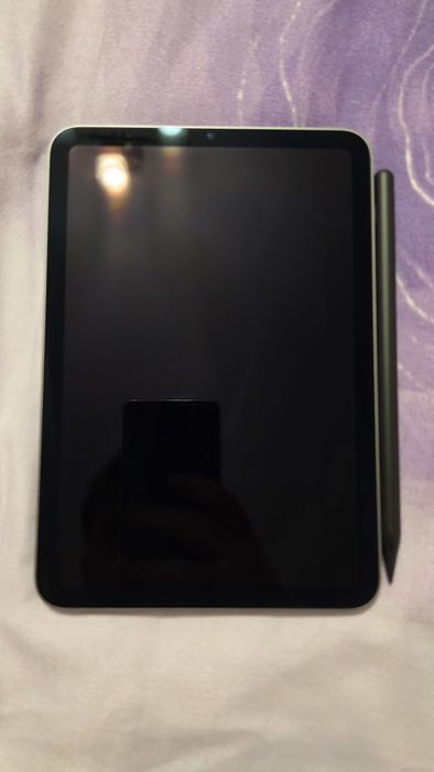 Apple iPad mini 7 (2024), nou 12 cicluri baterie, 128GB, Wi-Fi, Space Grey + Stylus pen Zoopie