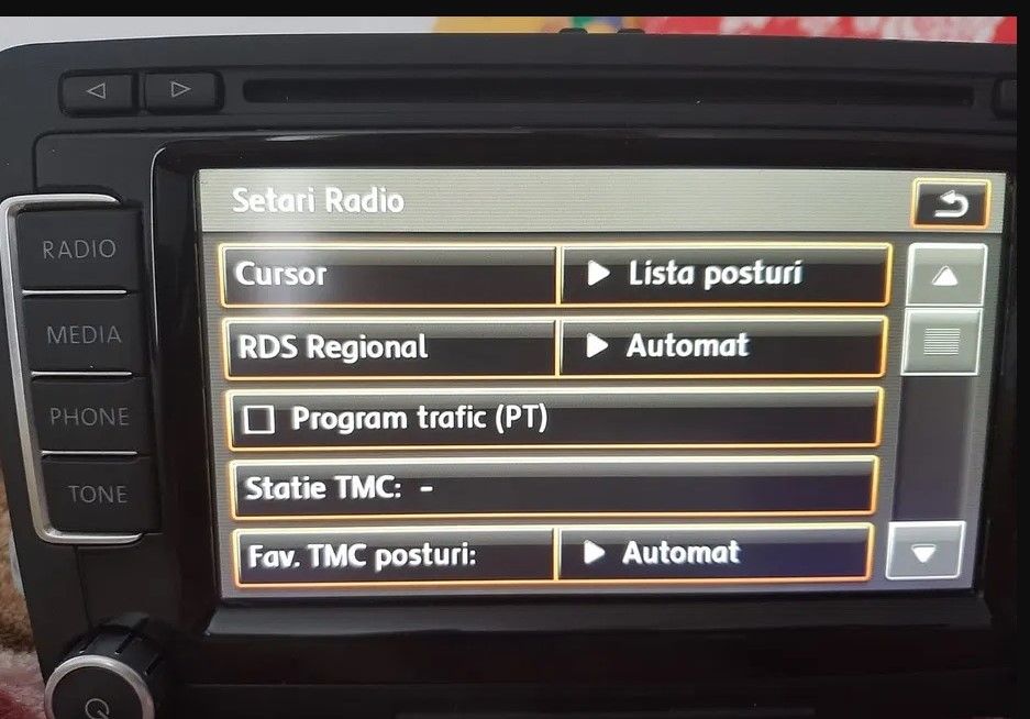 card Meniu limba română hărți update card vw Touareg RNS510 RNS850