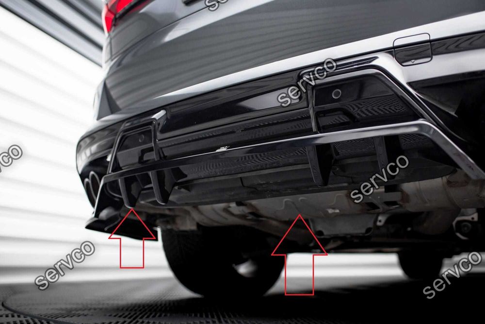 Pachet Set Splitter Exterior Lip Prelungiri Body kit tuning Bmw X5 M F95 Facelift 2023- v6 - Maxton Design