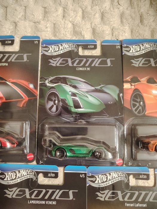Колички Hot Wheels EXOTICS