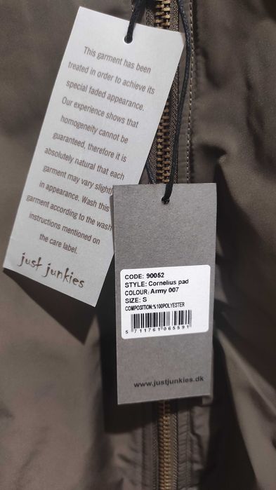 Яке / Bomber Jacket Just Junkies, цвят зелен, размер S