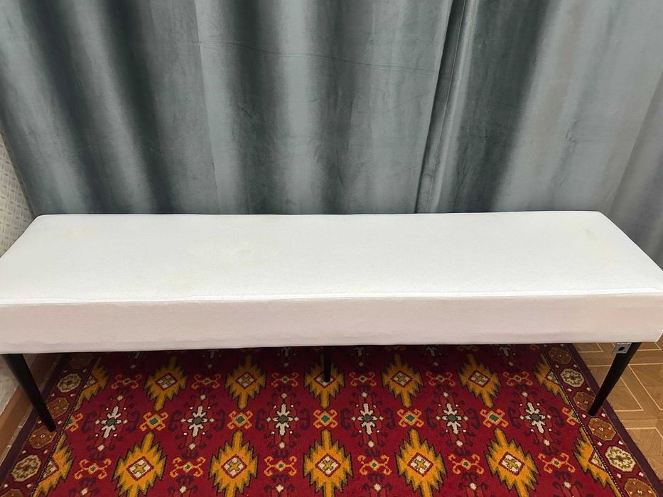 Пуфик-скамейка , белый