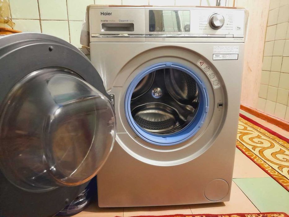 Кир ювиш мошинаси Haier 7 кг. Стиральная сенсорная машина Haier 7кг