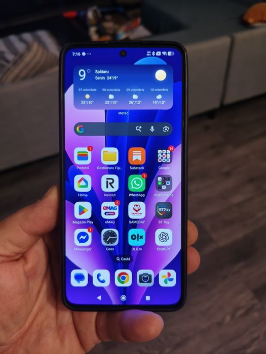 Xiaomi Redmi Note 13 Pro 5G (8GB RAM / 256GB / Snapdragon 7s Gen 2) – Impecabil / Pachet complet