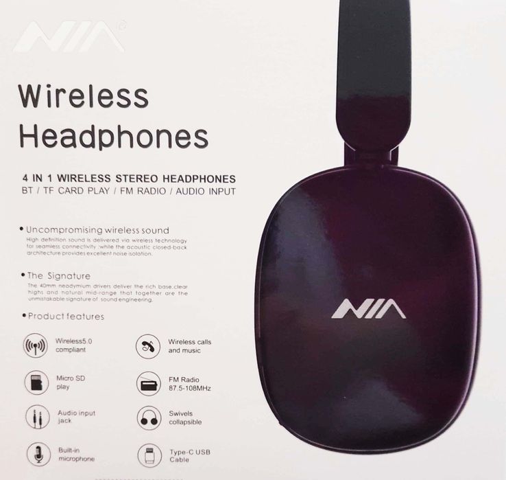 Беспроводные наушники NIA WH-280