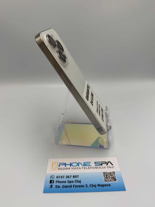 iPhone 15 PRO 128Gb 100%- Din magazin,cu garantie! RATE TBI !