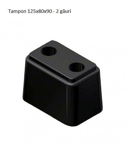 Tampon 125x80x90 - 2 găuri