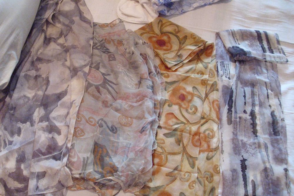 esarfe matase , bumbac