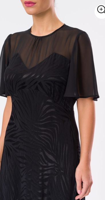 Черна рокля Kensol размер 52