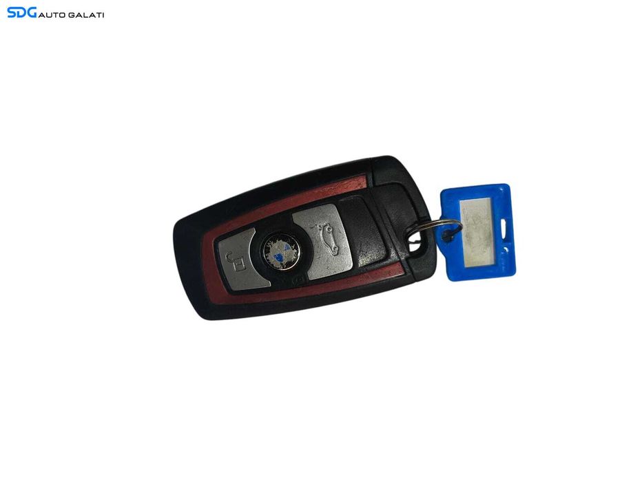 Chei Cheie Smart Key Originala cu Placa CIP Telecomanda BMW Seria 3 F30 F31 F32 F33 F34 F35 2011 - 2020 Cod 9254898 [L7098]