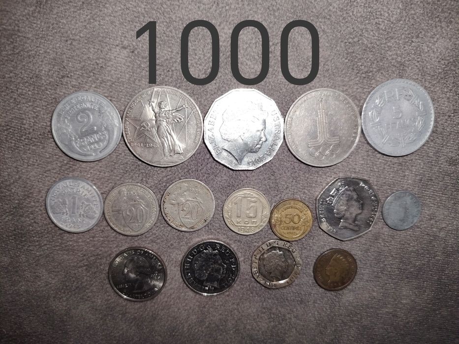 Продам разные монеты