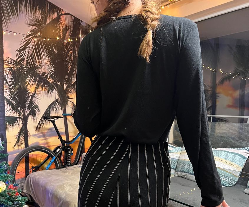 Дамска черна блуза