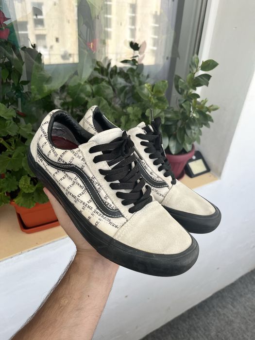 Vans old school x supreme