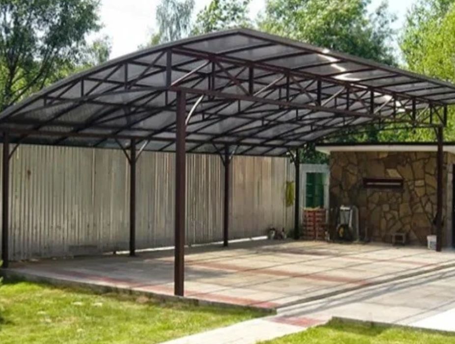 Навесы, огорождения итд...