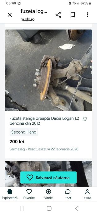 Vând motor dezmebrari Dacia Logan 2 1.0 sce 2018