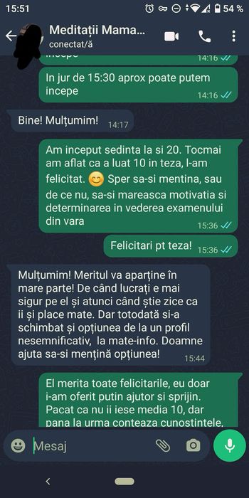 Meditații  la matematică