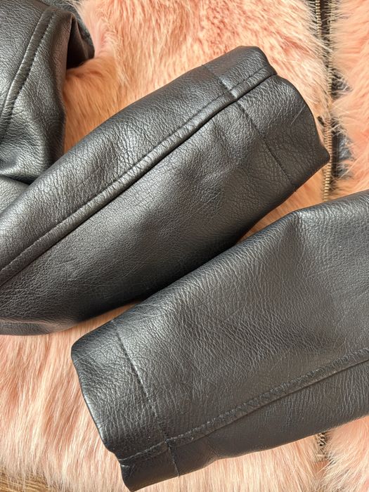 Кожено яке с пух
