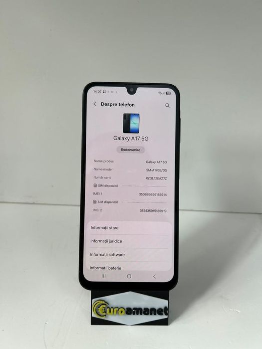 Telefon SAMSUNG Galaxy A17 5G, 128GB, 4GB RAM -P-