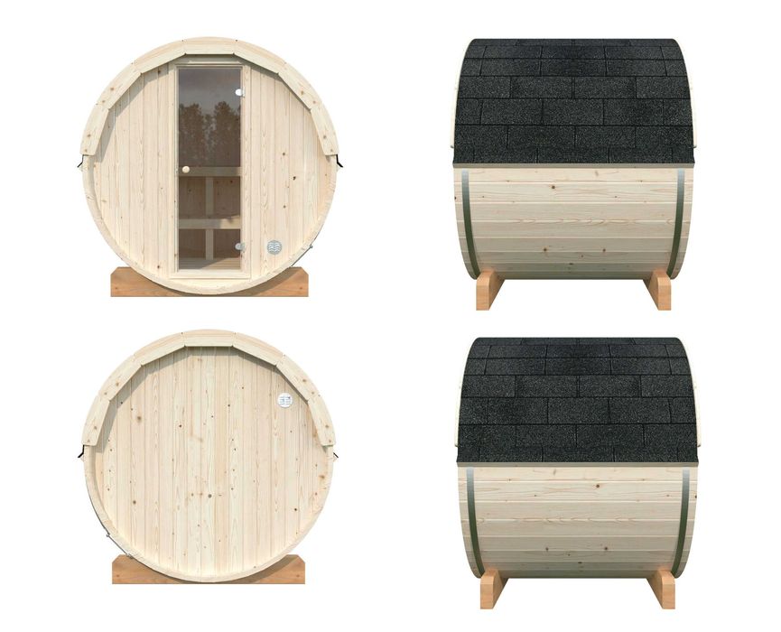 Sauna din lemn nordic Anita