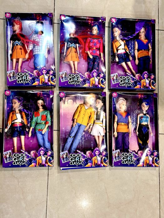 Kpop demon hunters музикални кукли комплект/K Pop demon hunters doll