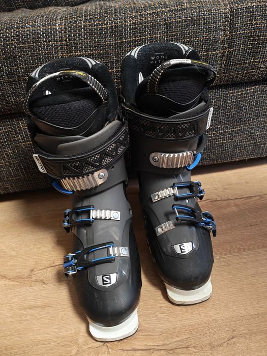 Clapari ski Salomon QST Access HS, mărimea 27 – stare foarte bună