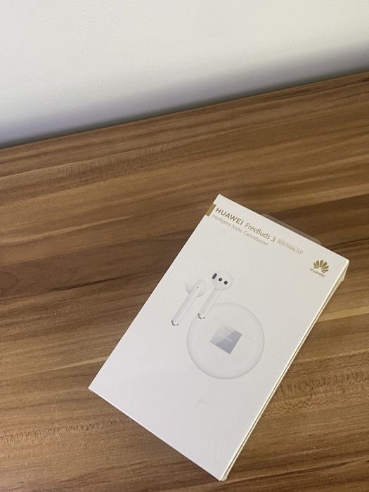 Casti Huawei FreeBuds 3, Intelligent Noise Cancellation, Sigilat