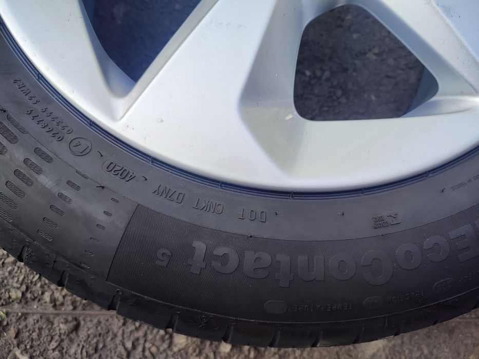 215/60/17" 4бр Continental eco contact 5,dot4020,7mm