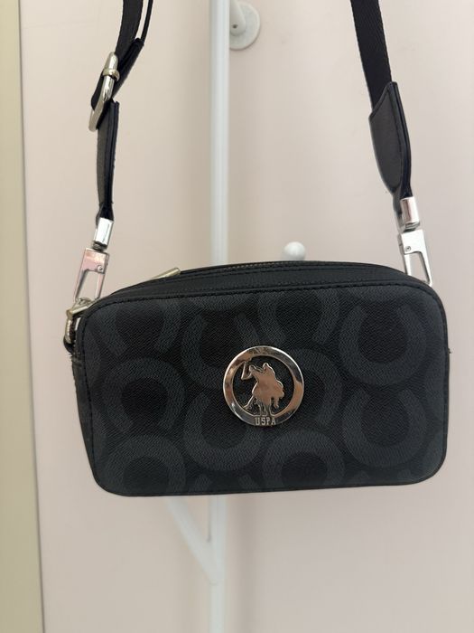 Черна чанта U.S. Polo Assn.