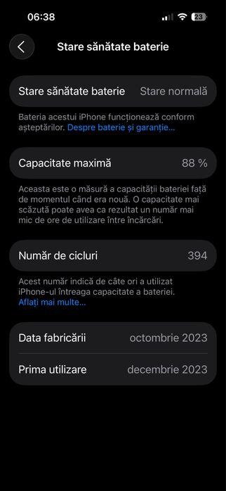 Vand Iphone 15 pro 256gb