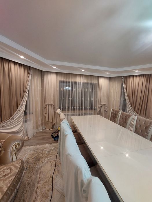 Стирка штор бережная