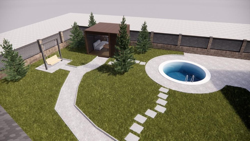 Газон посевной рулоный