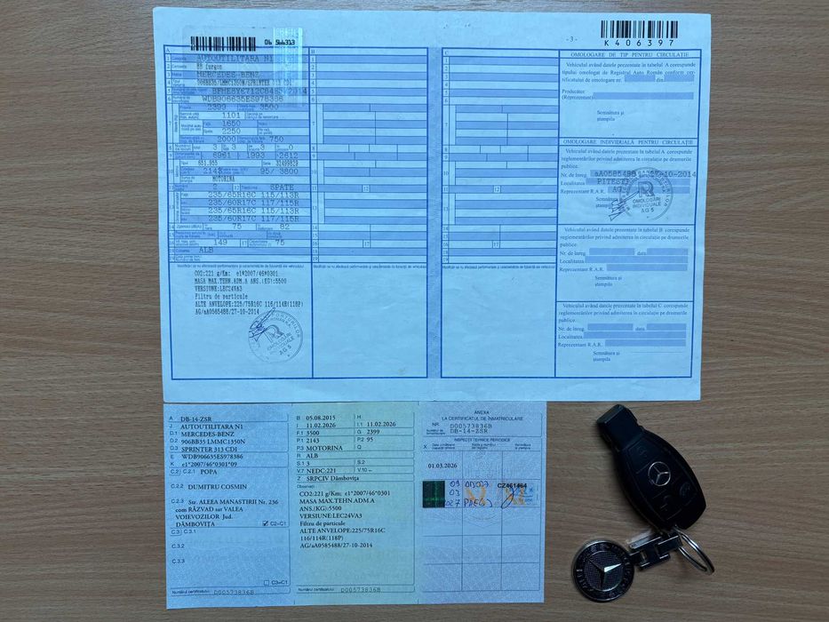 MERCEDES SPRINTER 313 CDI Blueeffciency 2015 Euro 5 NAVI Clima Pilot