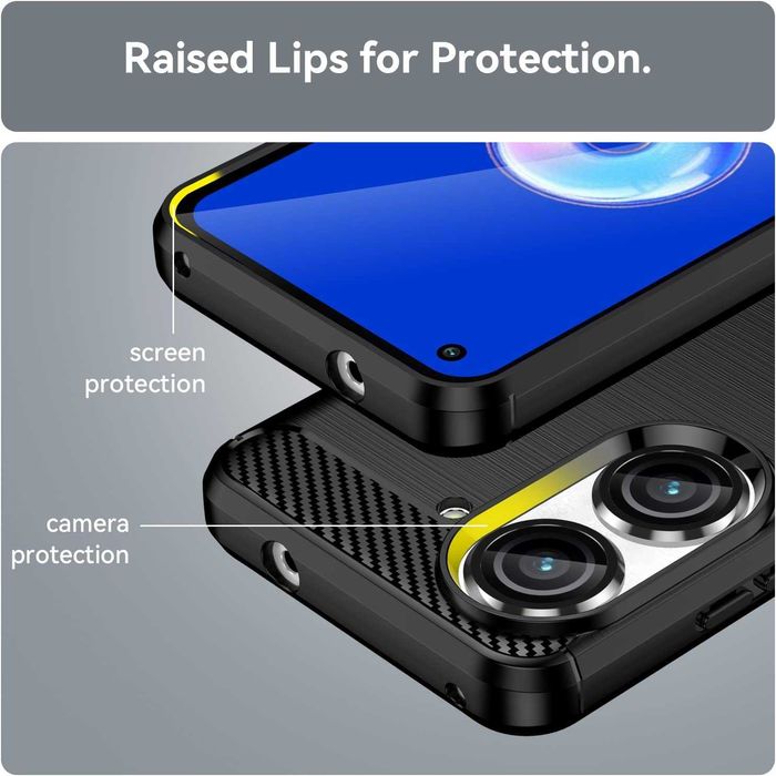 Луксозен калъф / кейс / гръб Carbon за Asus Zenfone 9 / 10 / 11 Ultra