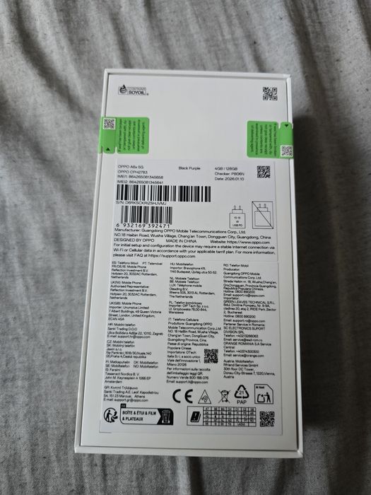 OPPO A6x 5G 4gbram 128гб вградена