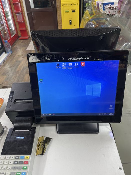 Продам моноблок чек принтер весы