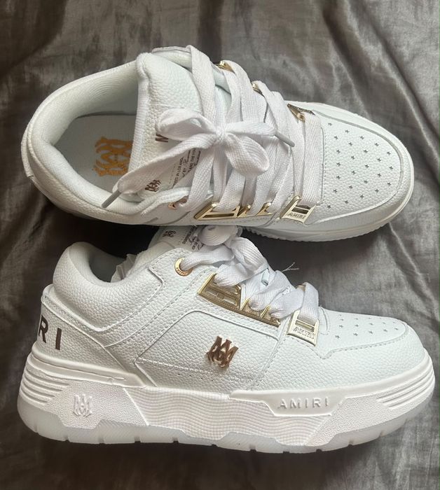 Amiri MA-1 White/Gold – Full Box