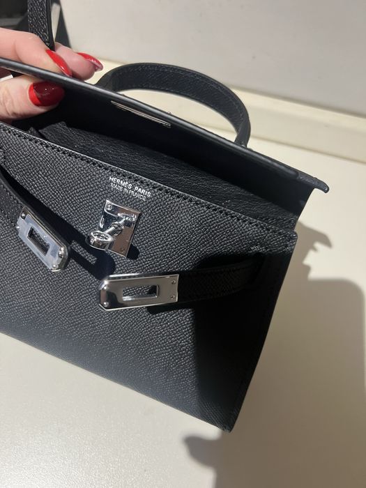 Geanta piele naturala mini model kelly