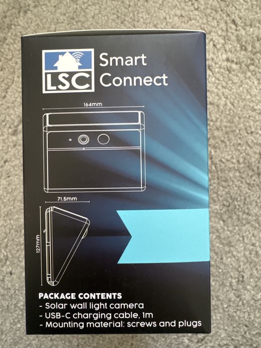 Cameră solară LSC Smart Connect cu iluminare