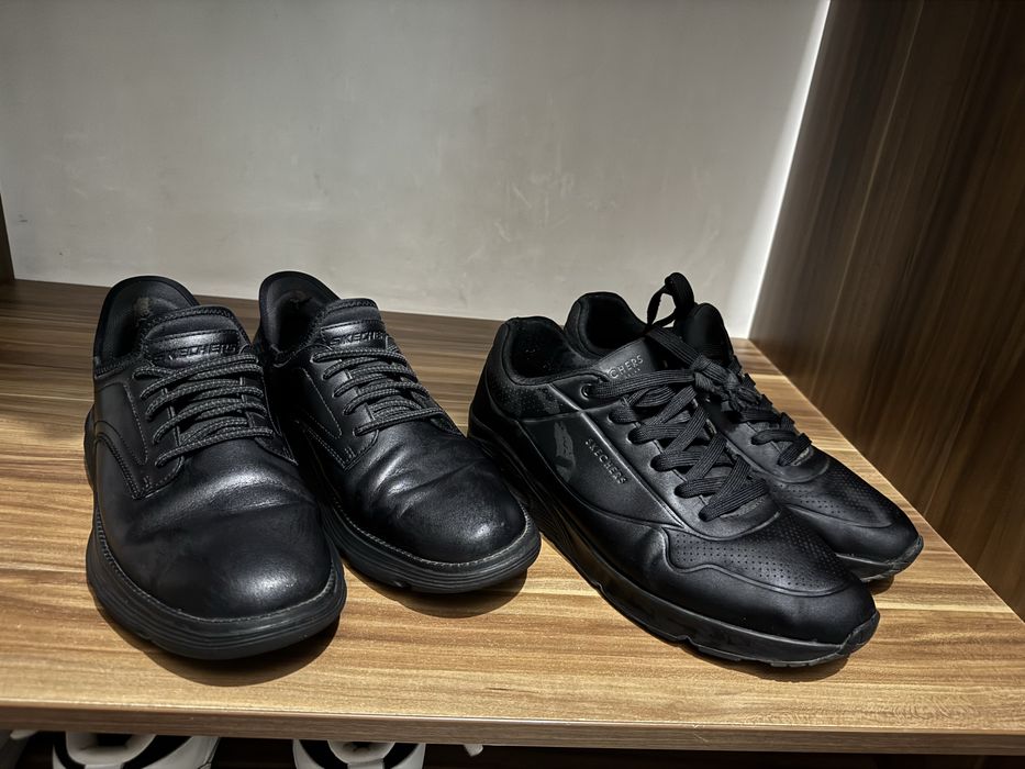 Кроссовки мужские кожанные Skechers