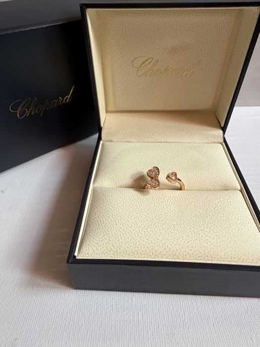 Пръстен нов chopard happy diamond