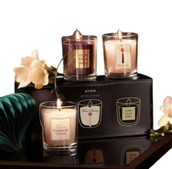 Set 3 lumanari parfumate de camera Today Little Far Away