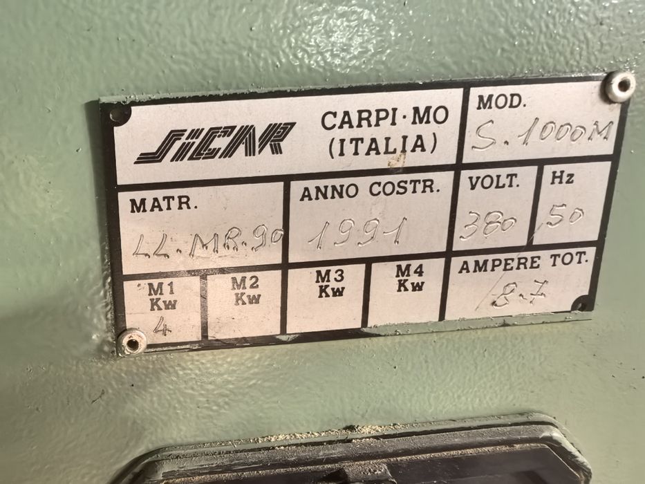 Фреза с карета 4 вд об, мт 4кв с ел спирачка