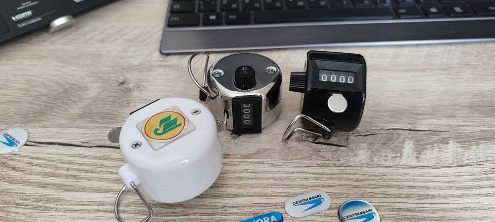 Счетчик механический (кликер) с логотипом и именем