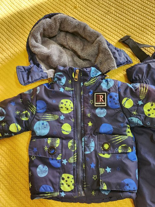 Зимен комплект от яке и гащеризон