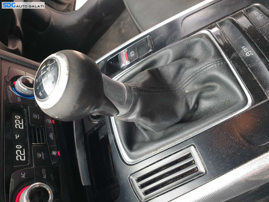 Nuca cu Manson Piele Maneta Schimbator Viteze 6 Trepte cu Uzura Audi A4 B8 B8.5 2008 - 2012 [C5466]