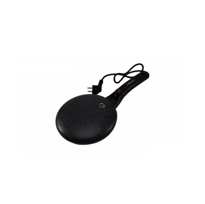 Уред за палачинки Mercado Trade, Плоча, За домашна употреба, Черен