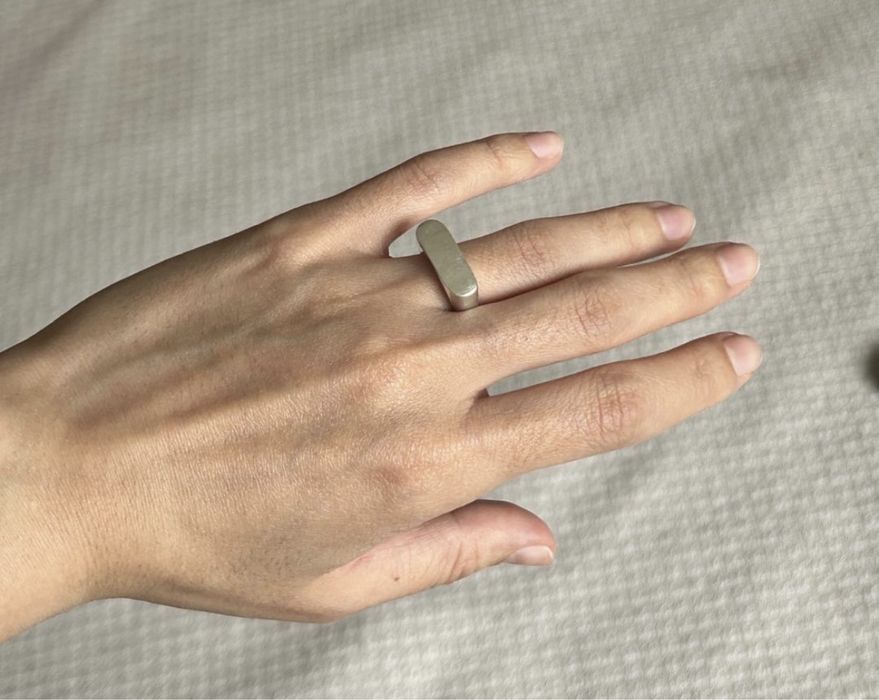 серебряное кольцо 15 размер