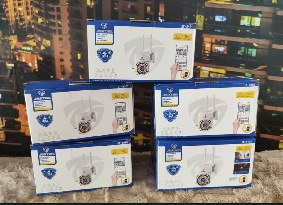 Camera Video IP Camera Jortan Supraveghere Rotativa 360 grade, vedere nocturna și LED-uri Programabile