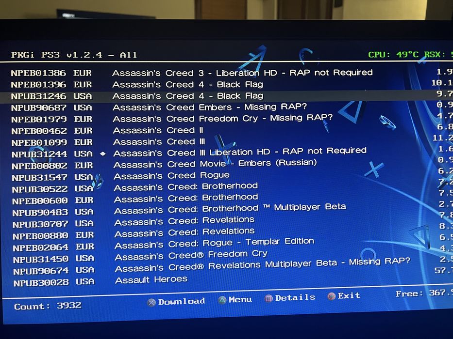 PlayStation 3 Super Slim 465 GB (modat HEN) – stare foarte bună